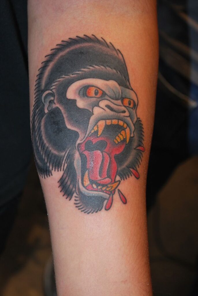tatuajes de gorilas 96