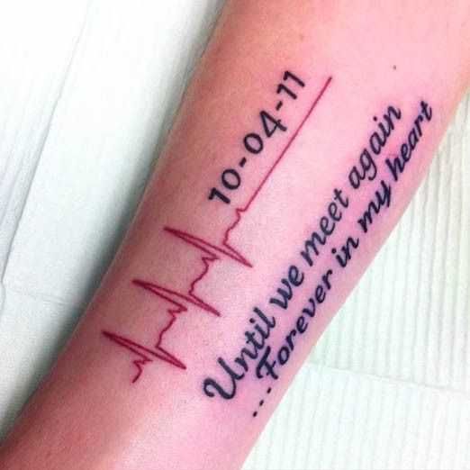 Tatuaje de latido del corazón 110