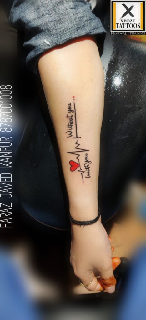 Tatuaje de latido del corazón 116