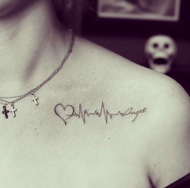 Tatuaje de latido del corazón 133