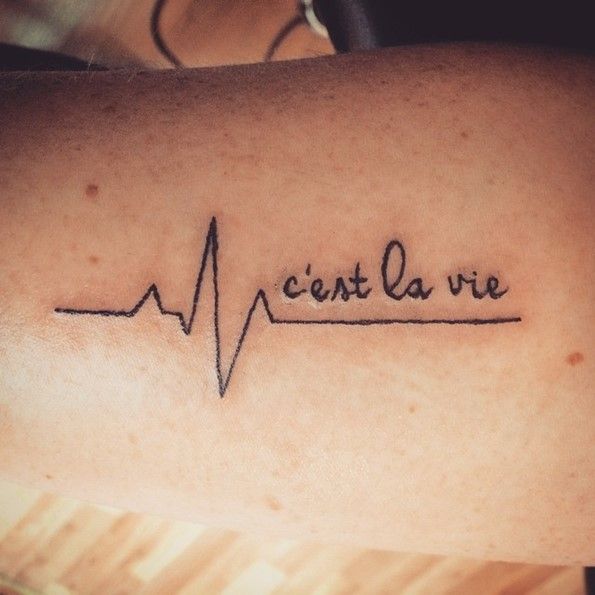 Tatuaje de latido del corazón 41