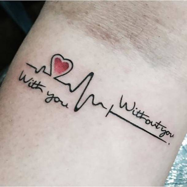 Tatuaje de latido del corazón 6
