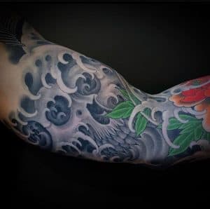 tatuaje de calavera japonesa