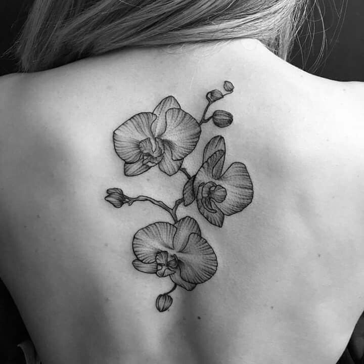 tatuaje de orquidea 39