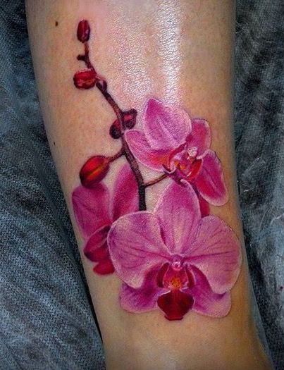 tatuaje de orquidea 59