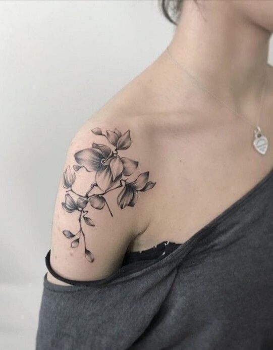 tatuaje de orquidea 75