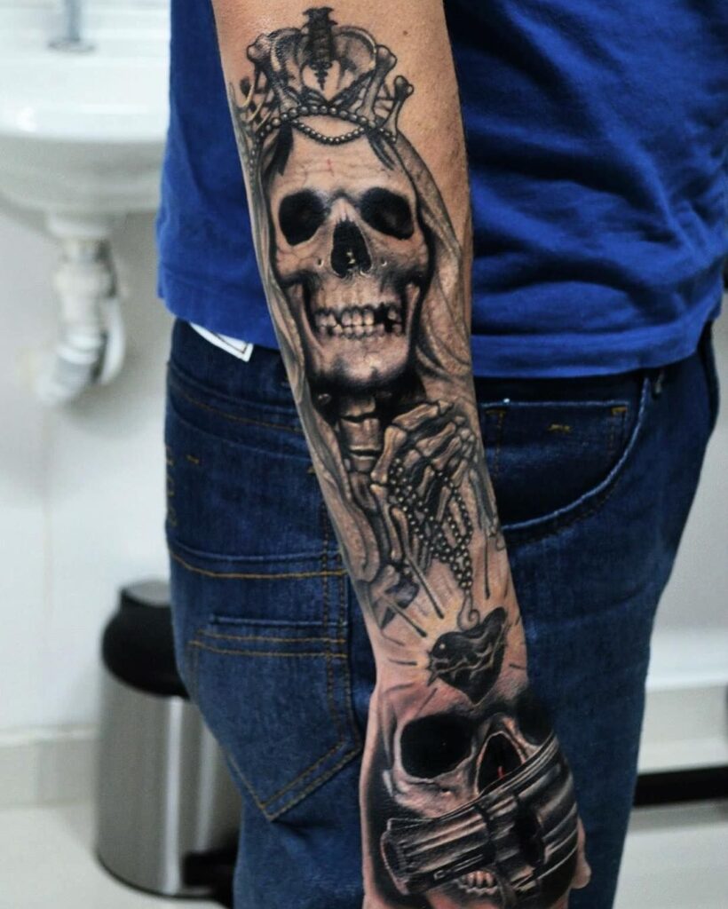 Tatuajes Santa Muerte 100