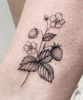 Tatuajes de fresas 41