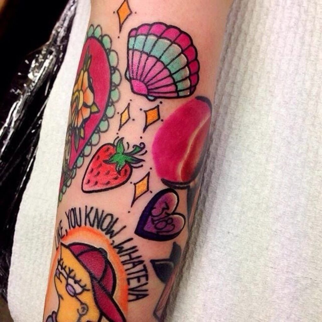 Tatuajes de fresas 50