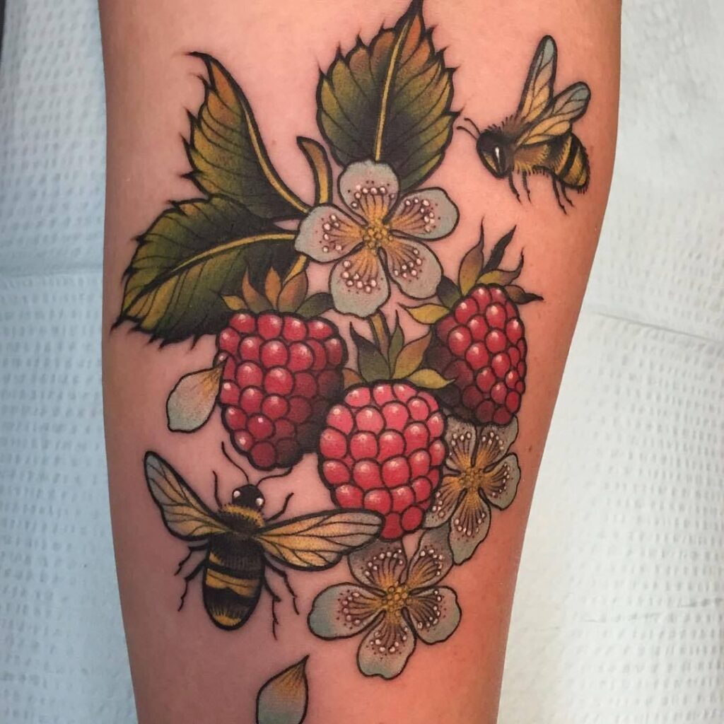 Tatuajes de fresas 51