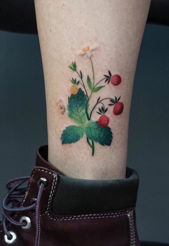 Tatuajes de fresas 57