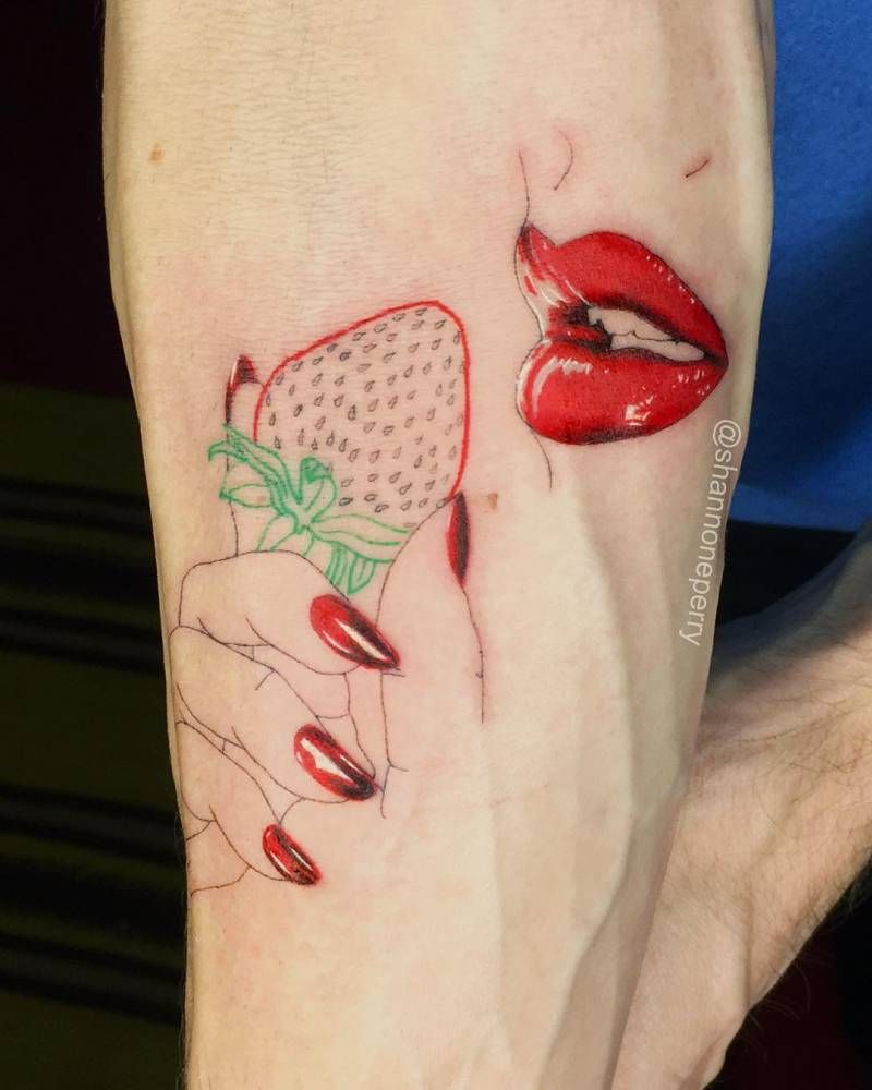 Tatuajes de fresas 62