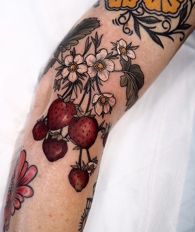 Tatuajes de fresas 74