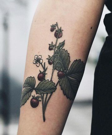 tatuajes de fresas 8