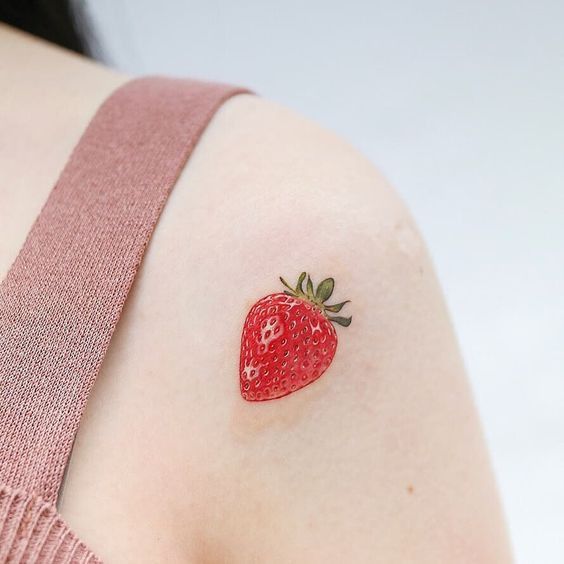 Tatuajes de fresas 86