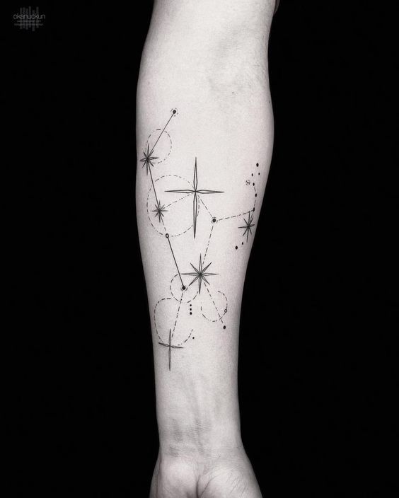 Tatuajes de constelaciones 140