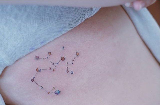 Tatuajes de constelaciones 147