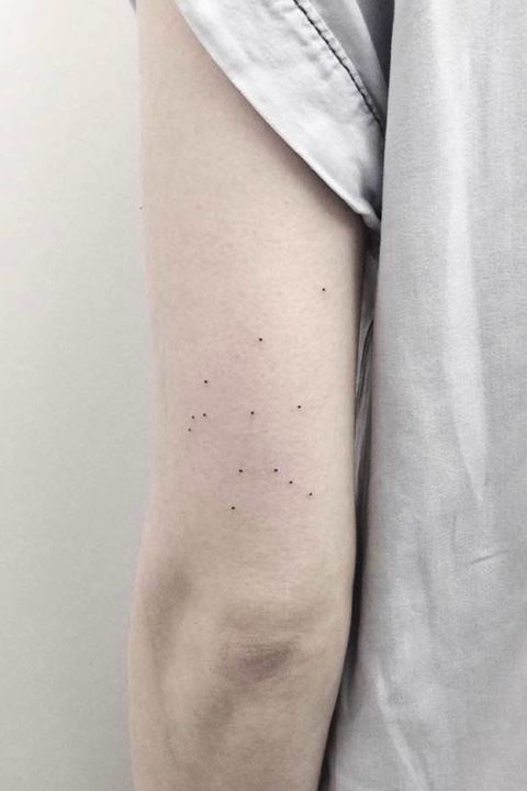 Tatuajes de constelaciones del 30