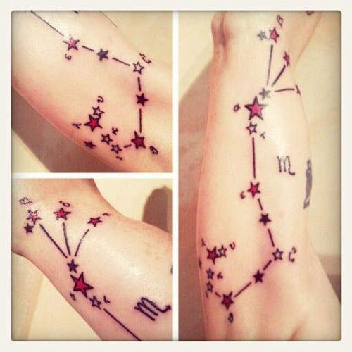 Tatuajes de constelaciones 39