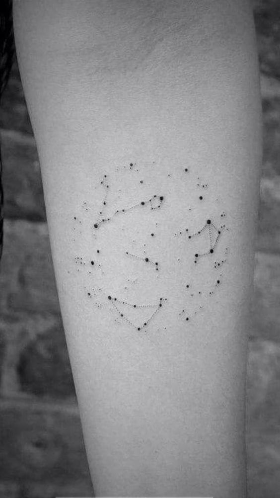 Tatuajes de constelaciones 76