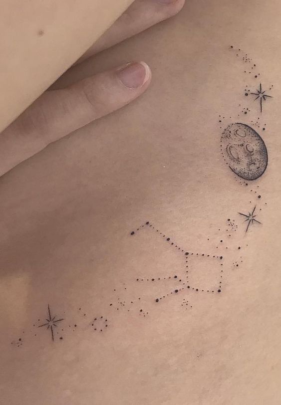 Tatuajes de constelaciones 82
