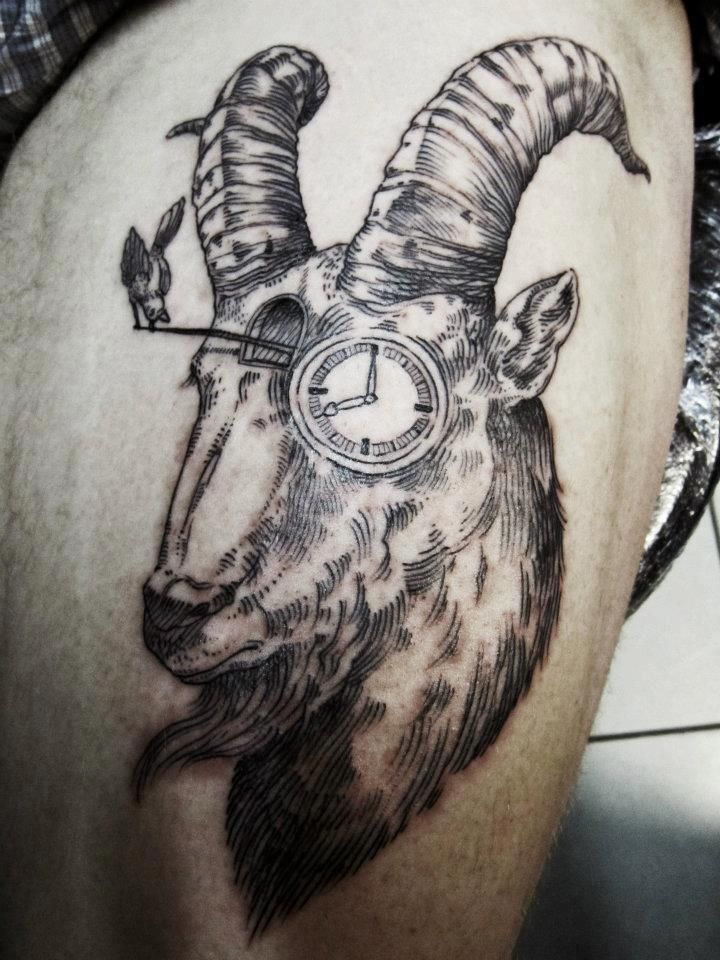 tatuajes de cabra 1