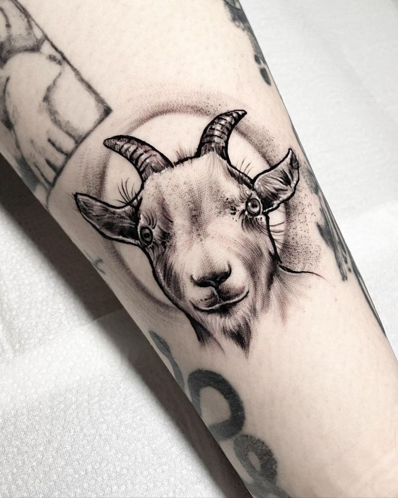 tatuajes de cabra 4