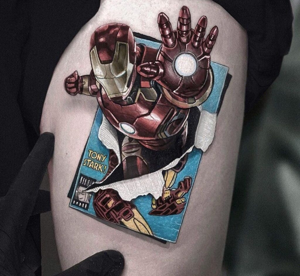 Tatuajes de Iron Man 10