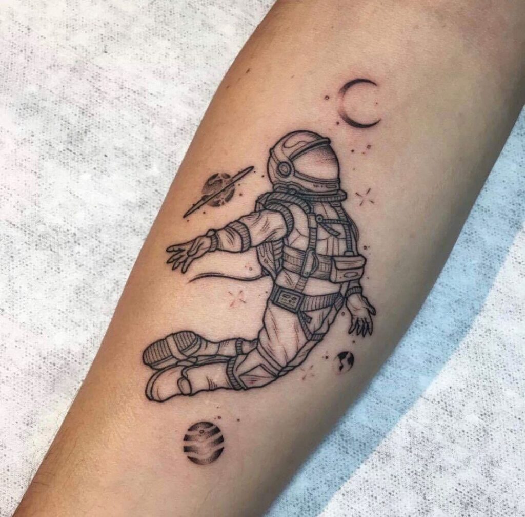 Tatuajes de astronautas 154