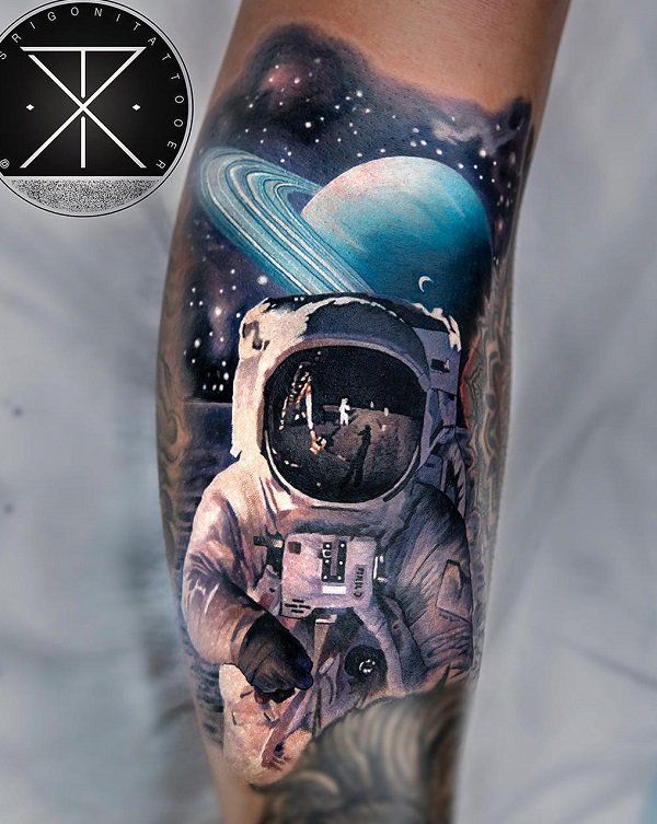 Tatuajes de astronautas 40.