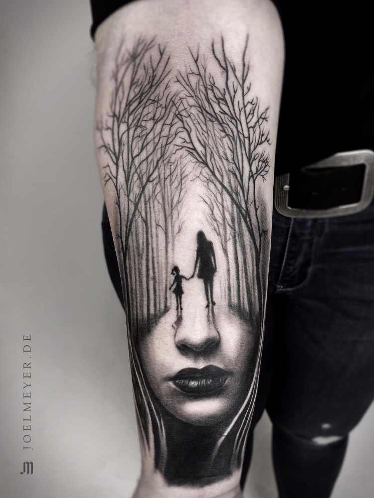 tatuajes de bosque 1