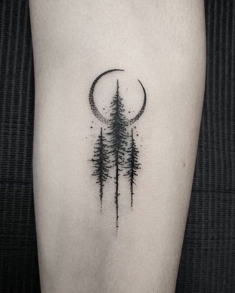 tatuajes de bosque 12