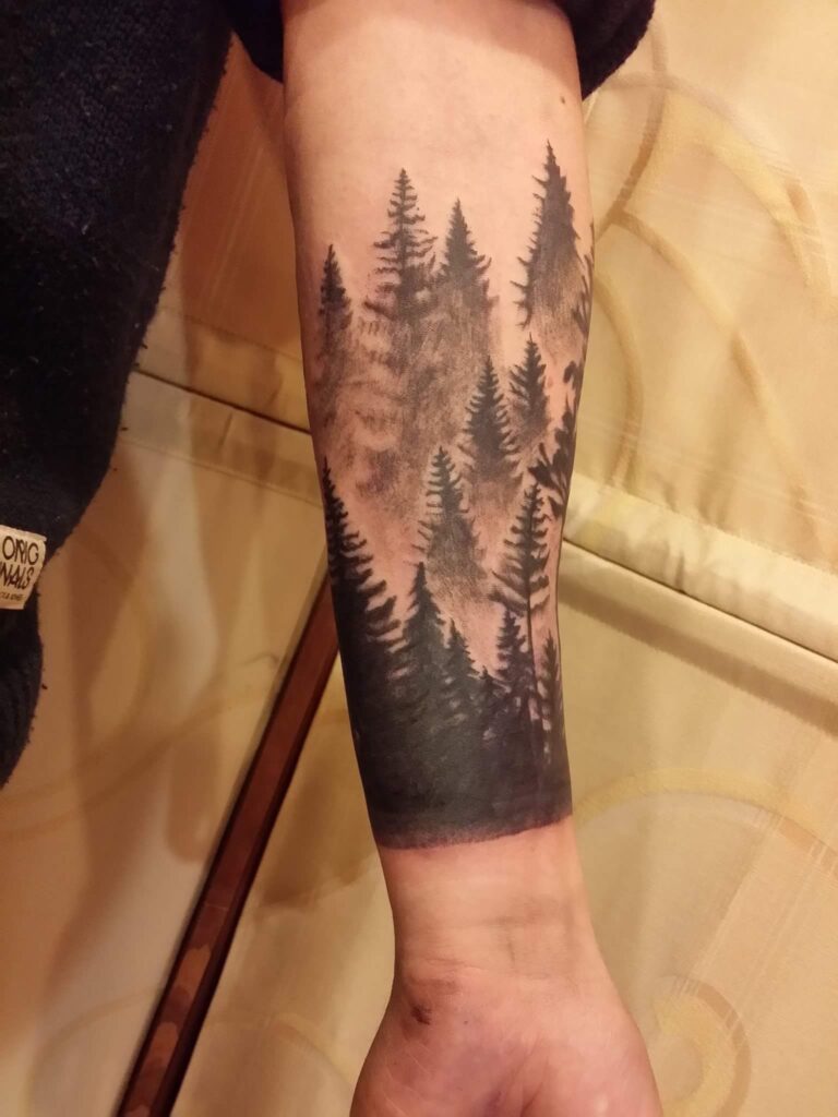 tatuajes de bosque 160