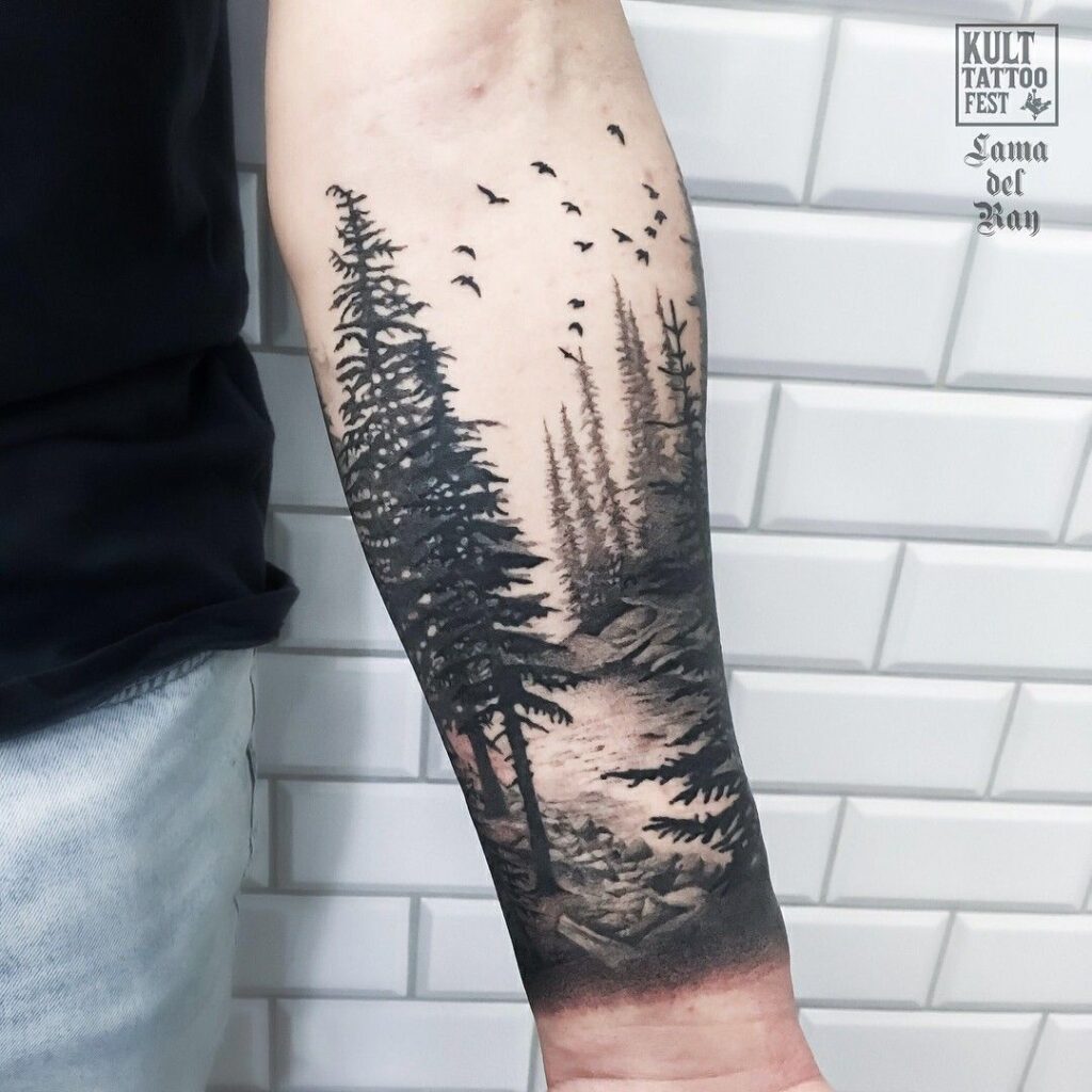 tatuajes de bosque 17