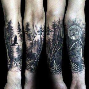 tatuajes de bosque 18