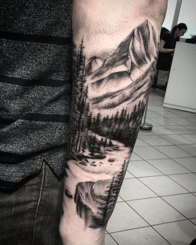 tatuajes de bosque 180