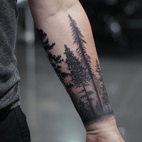 tatuajes de bosque 37