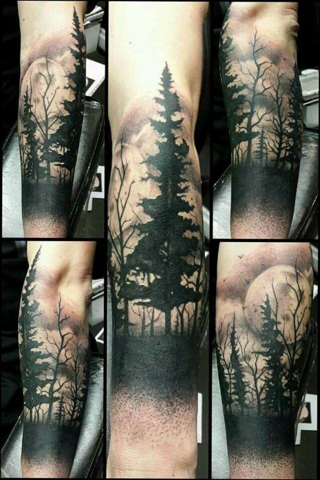 tatuajes de bosque 46