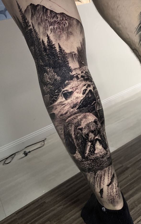 tatuajes de bosque 47