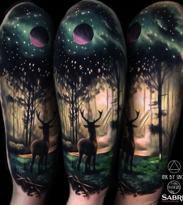 tatuajes de bosque 50