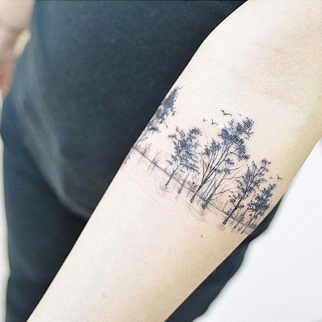 tatuajes de bosque 51