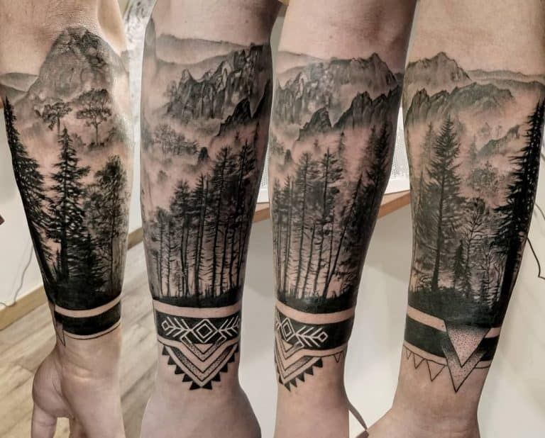 tatuajes de bosque 52