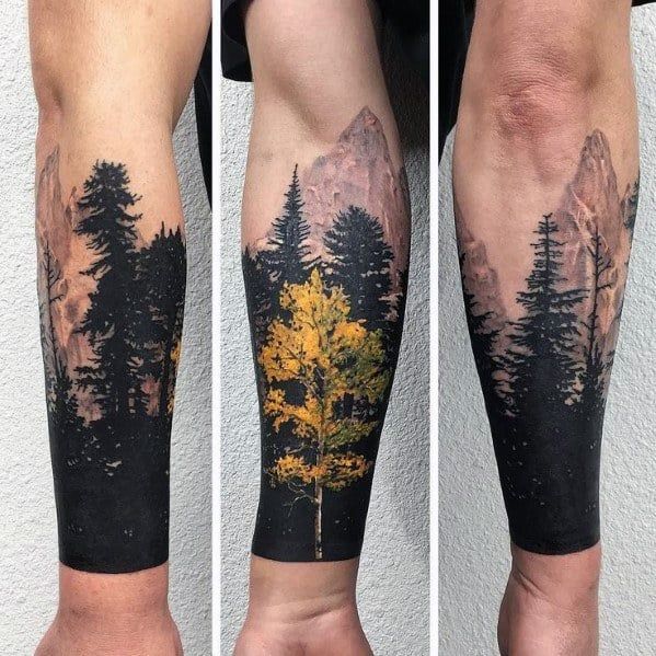 tatuajes de bosque 54