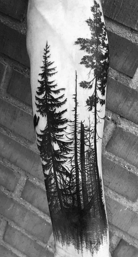 tatuajes de bosque 67