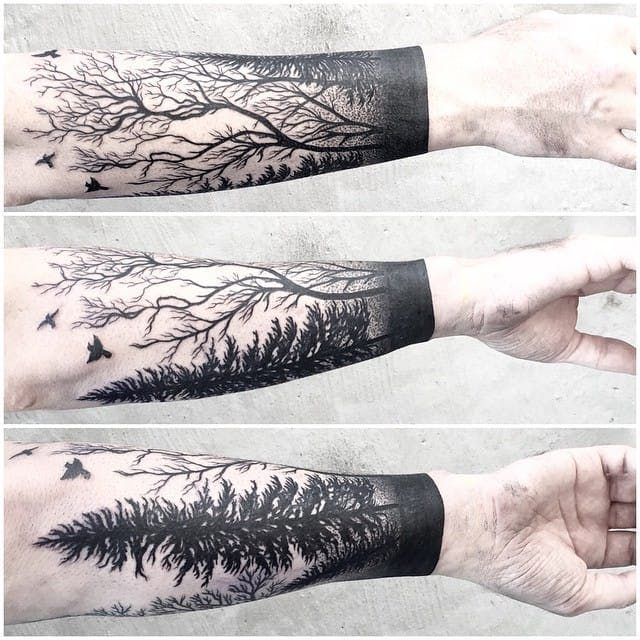 tatuajes de bosque 91