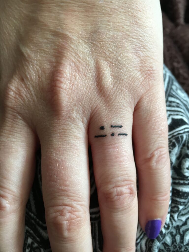 Tatuajes Código Morse 104