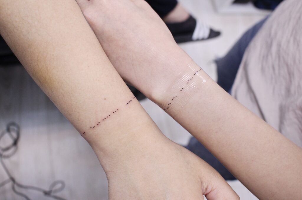 Tatuajes Código Morse 135
