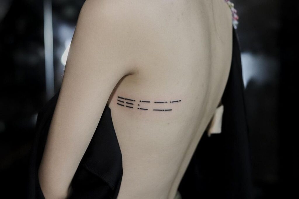 Tatuajes Código Morse 51