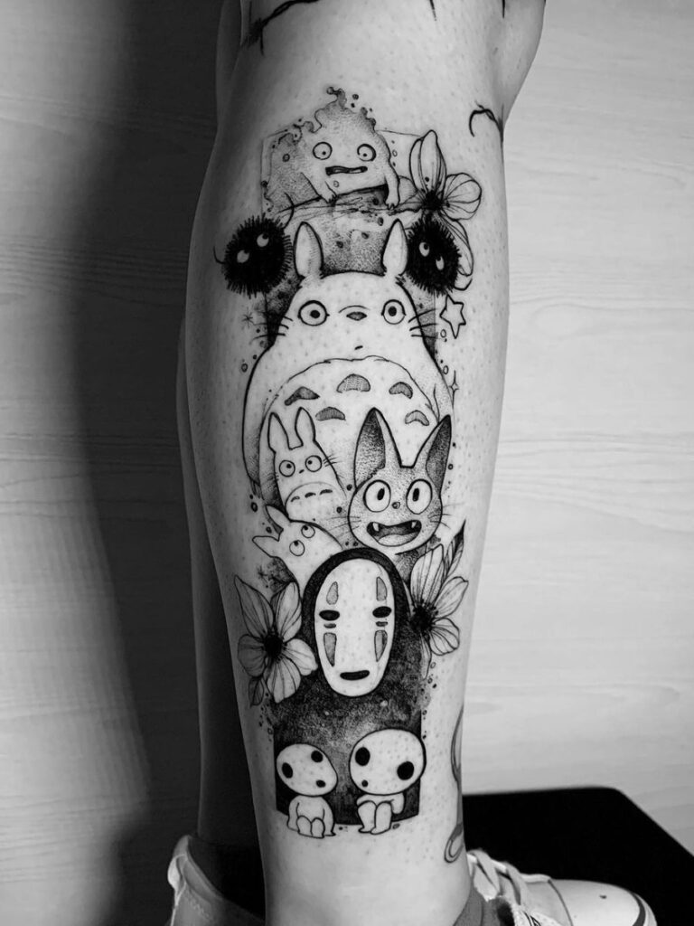 Estudio Ghibli tatuajes 152