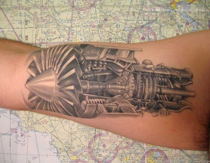 tatuaje de aviación 31